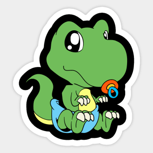 Kawaii Baby Dinosaur Sticker